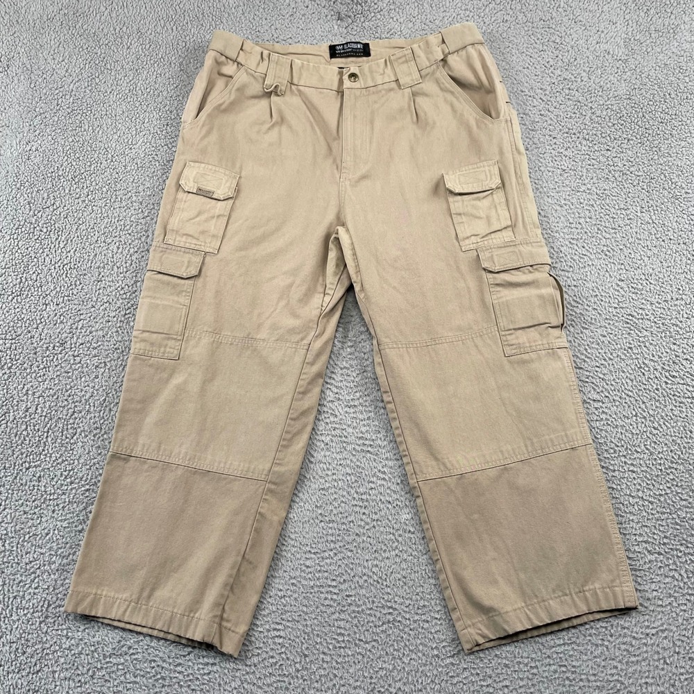 Blackhawk Tactical Pants Mens‎ 40x26 Tan Warrior Wear Cotton Cargo Utility Work